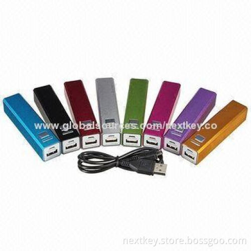 Universal USB Mobile Phone Chargers with 2,600mAh Capacity